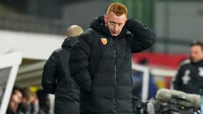Will Still, entraîneur de Lens, le 16 février 2025 à Bollaert