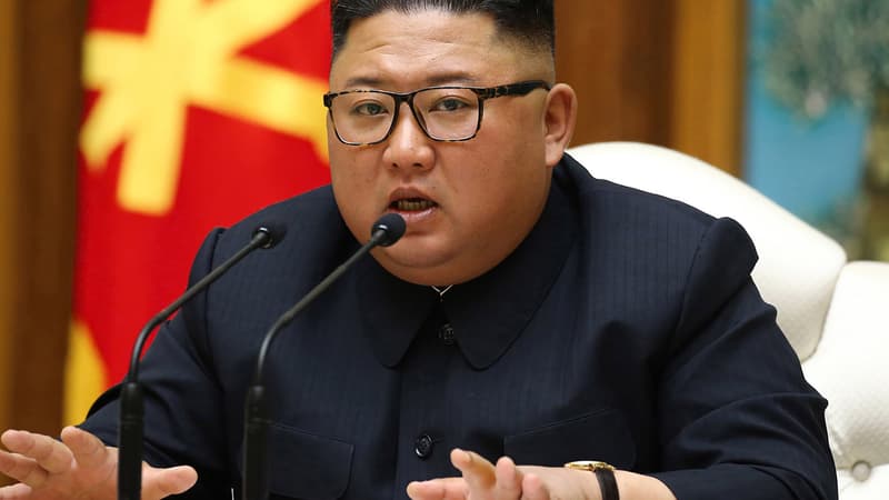 Kim Jong-un, photographié le 11 avril 2020 à Pyongyang. 