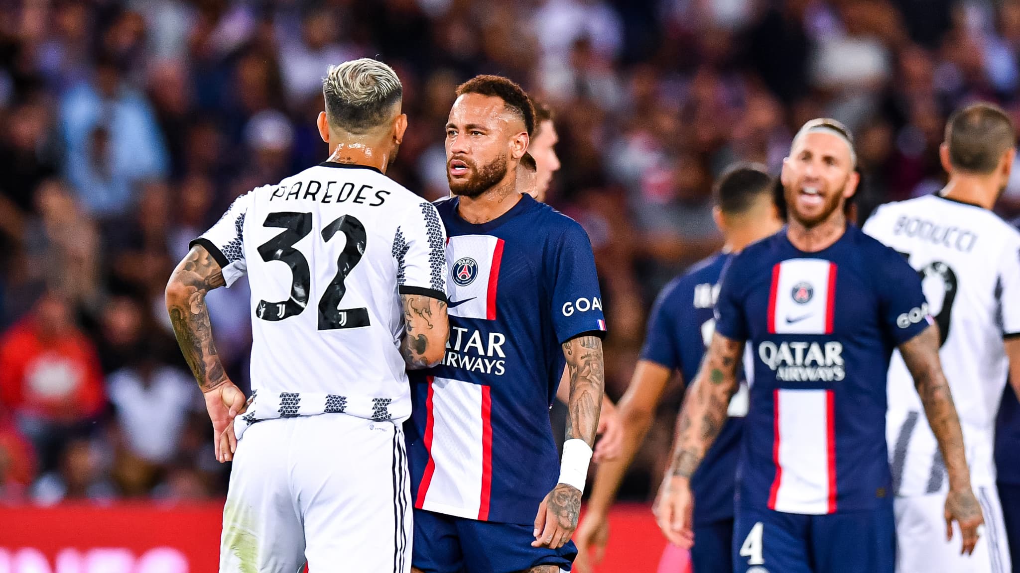 Les mots doux ont fusé entre Sergio Ramos et Leandro Paredes