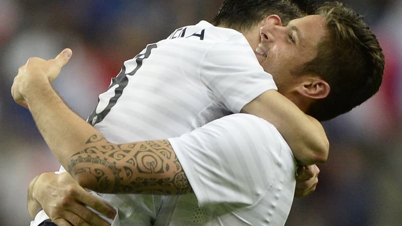Mathieu Valbuena et Olivier Giroud