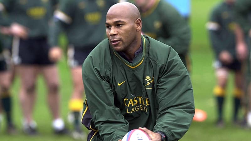 Le rugbyman sud-africain Chester Williams, le 28 novembre 2000