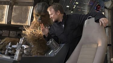Rian Johnson sur le tournage de Star Wars 8.
