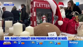 Ain: la commune de Rancé a organisé son premier marché de Noël
