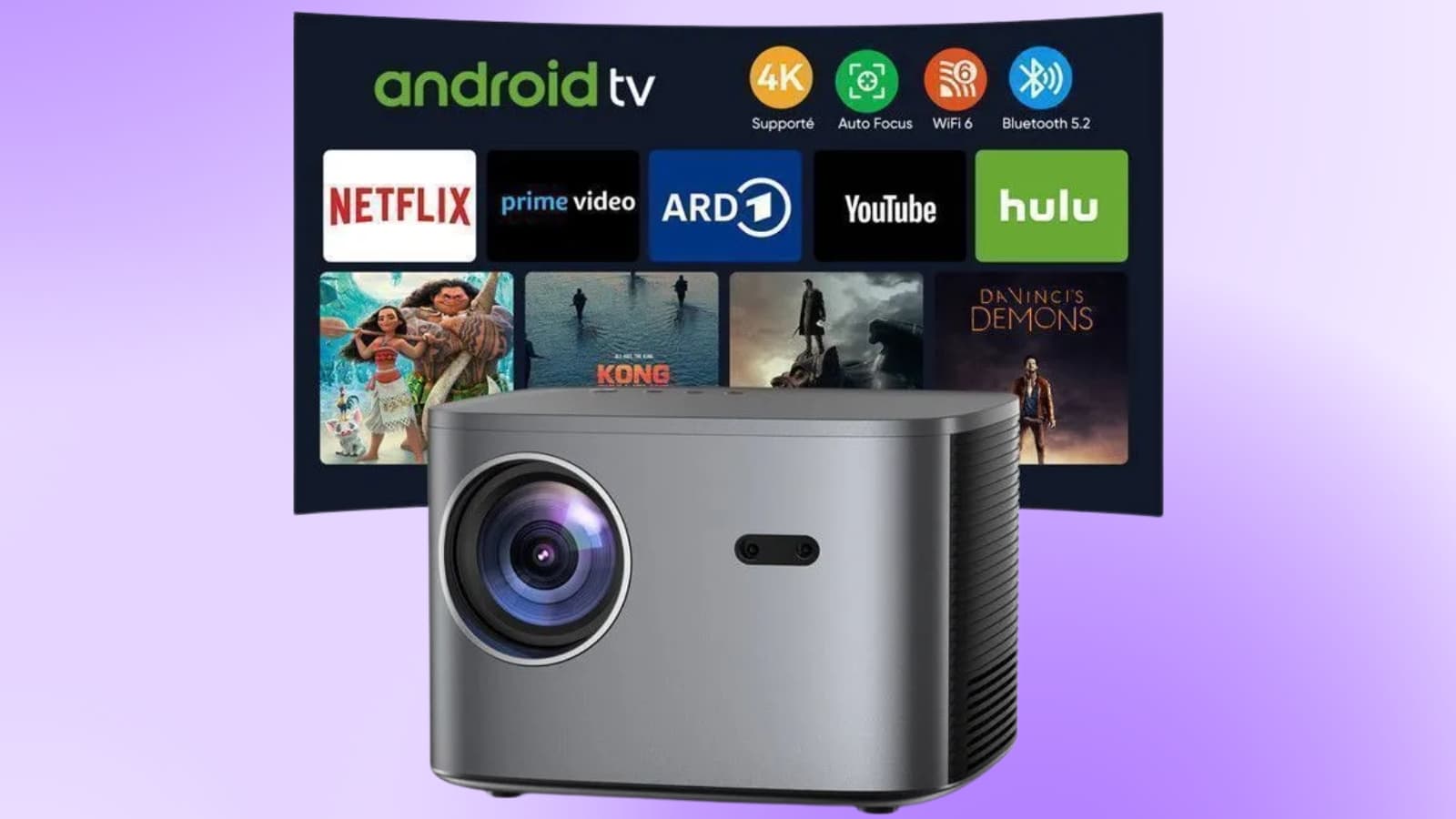 Difficile de ne pas craquer face à une promo pareille sur ce vidéoprojecteur 4k avec netflix intégré