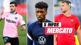 Coman, Dzeko, Cancelo... Les 5 infos mercato du 14 juin à la mi-journée  