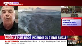 Incendie dans l'Aude: "Le partage de l'eau entre tous les utilisateurs est un gros problème", estime Michel Jammes, maire de Sigean