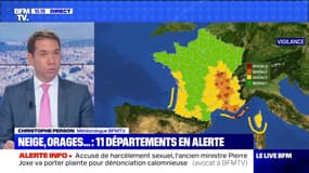 Neige, orages... : 11 départements en alerte (2) - 14/11