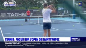 Tennis: l'Open de Saint-Tropez bat son plein, malgré le mauvais temps