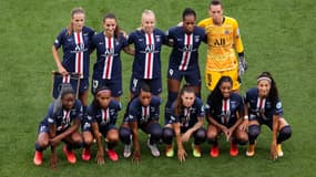 L'équipe féminine du PSG, à Bilbao le 22 août 2020