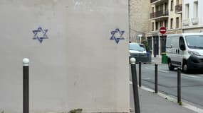 Des tags antisémites découverts à Paris fin octobre 2023.