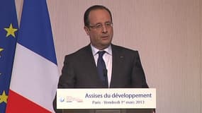François Hollande le 1er mars 2013, à Paris.
