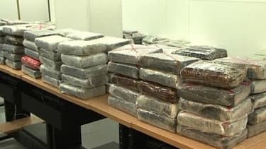 Une partie de la drogue saisie dans un avion d'Air France
