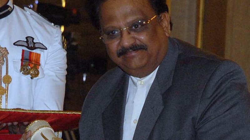 Le chanteur indien S.P. Balasubrahmanyam