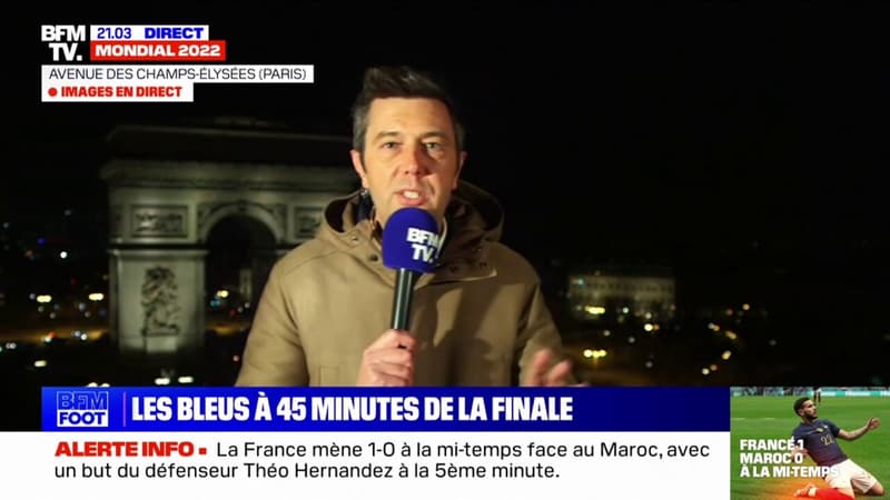 25.000 personnes attendues sur les Champs-Élysées à l'issue du match France-Maroc