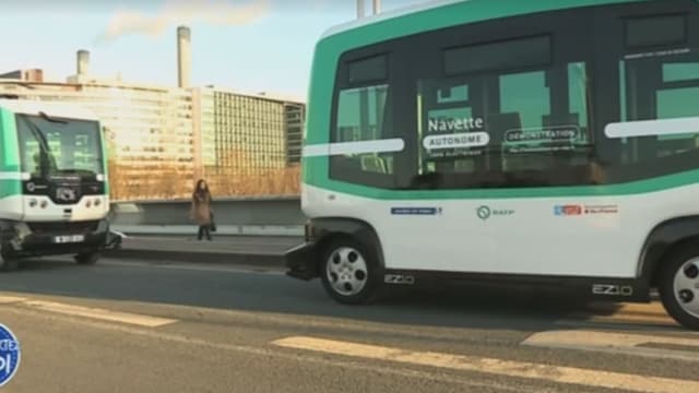 Lundi 23 janvier, les deux navettes autonomes relieront la Gare de Lyon à Austerlitz
