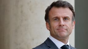 Emmanuel Macron à l'Élysée le 11 mai 2023