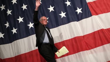 Le candidat à la primaire démocrate Bernie Sanders, le 14 août 2015, dans l'Iowa.