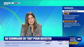 Tout pour investir - Mercredi 18 septembre