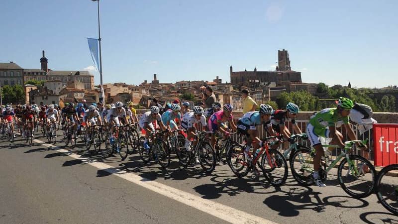 Le peloton du Tour 2013.
