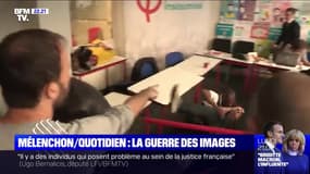 Mélenchon/Quotidien: La guerre des images - 11/09