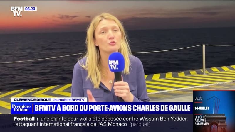 BFMTV à bord du porte-avions Charles de Gaulle