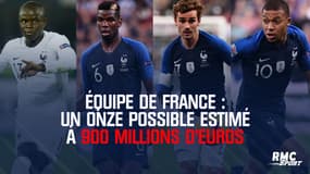 Équipe de France : Un onze possible à 900 millions d'euros