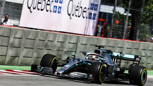 Lewis Hamilton chez Mercedes, à Montréal le 7 juin 2019