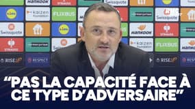 OGC Nice 1 - 2 AS Rome : "Les joueurs ont beaucoup donné, mais de façon imparfaite", juge Haise