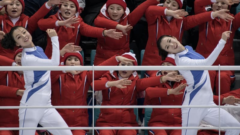 Les pom-pom girls nord-coréennes