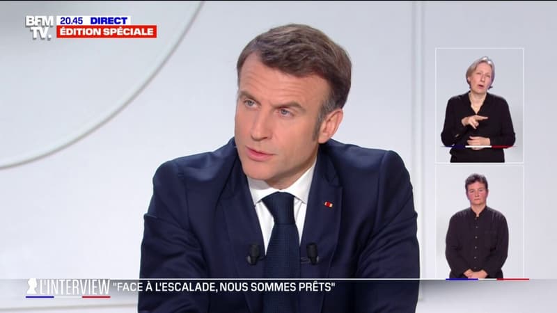 Emmanuel Macron sur les trois otages français à Gaza: 