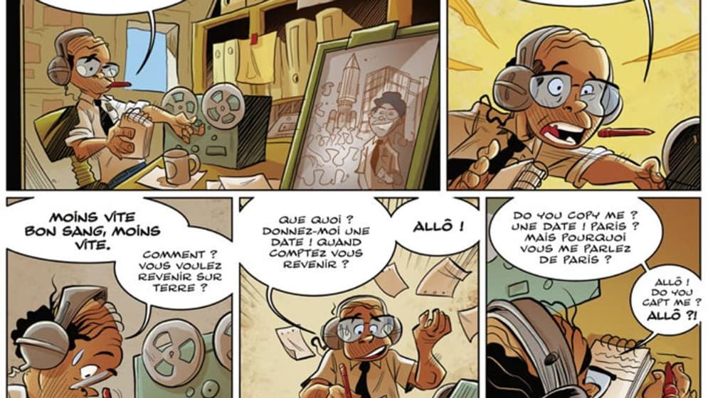 Un extrait de la BD "Halal Police d'Etat"