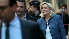 Marine Le Pen à Paris le 31 mars 2025