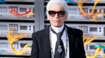 Karl Lagerfeld en octobre 2016 à un défilé Chanel