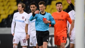 L'arbitre français Benoît Bastien lors du match Young Boys-Cluj, le 10 décembre 2020
