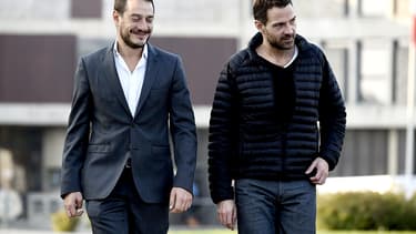Jérôme Kerviel a quitté la prison de Fleury-Mérogis lundi matin vers 8h30, accompagné de son avocat David Koubbi.