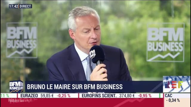 Bruno Le Maire, ministre de l'Economie et des Finances