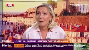 Karim Benzema est-il proche des Frères Musulmans ? Pour Marine Le Pen, "c'est à voir"