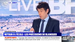 Retour à l'école : les précisions de Blanquer (1/2) - 21/04