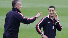 Didier Deschamps et Ludovic Giuly