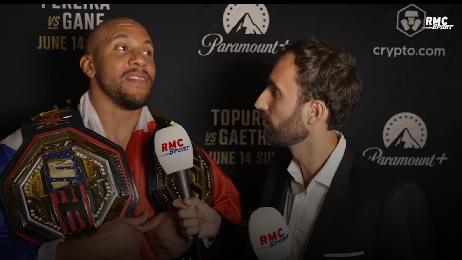 https://images.bfmtv.com/uMHKLQwyGV5GPC9stGBRWKzq8xs=/0x3:1584x894/images/Ciryl-Gane-au-micro-de-Romain-Poujaud-journaliste-RMC-Sport-le-15-juin-2026-a-la-Maison-Blanche-2303739.jpg