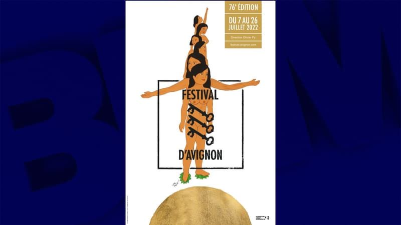 L'affiche de l'édition 2022 du Festival d'Avignon