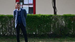 Paolo Maldini en avril 2023 lors d'un entraînement de l'AC Milan.