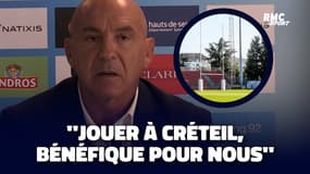 Racing 92 : "Jouer à Créteil, bénéfique pour nous" estime Travers