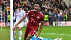 La joie de Kingsley Coman, auteur de l'égalisation en fin de match