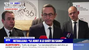 Lutte contre le trafic de drogue: "Un joint a le goût du sang", affirme Bruno Retailleau