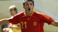 David Villa sous le maillot de l'Espagne