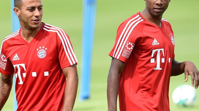 Thiago Alcantara et David Alaba