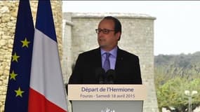 Hermione: une "journée historique" selon Hollande