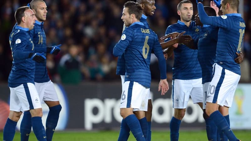Equipe de France face à la Finlande