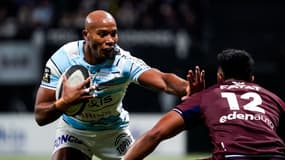 Teddy Thomas lors du match Racing-UBB